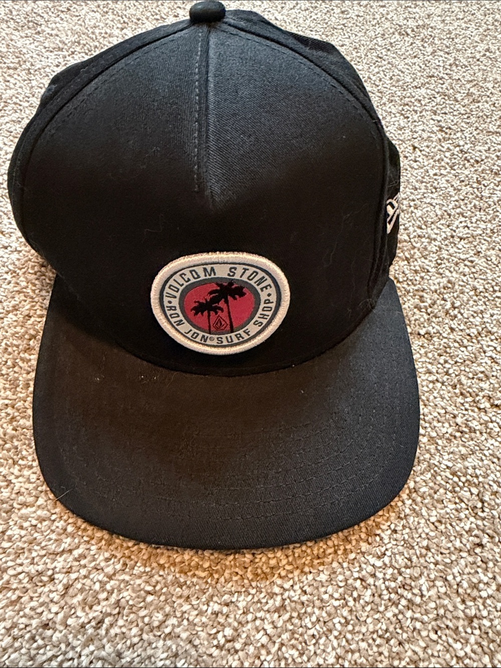 Volcom Black 9FIFTY Adjustable Snapback Hat